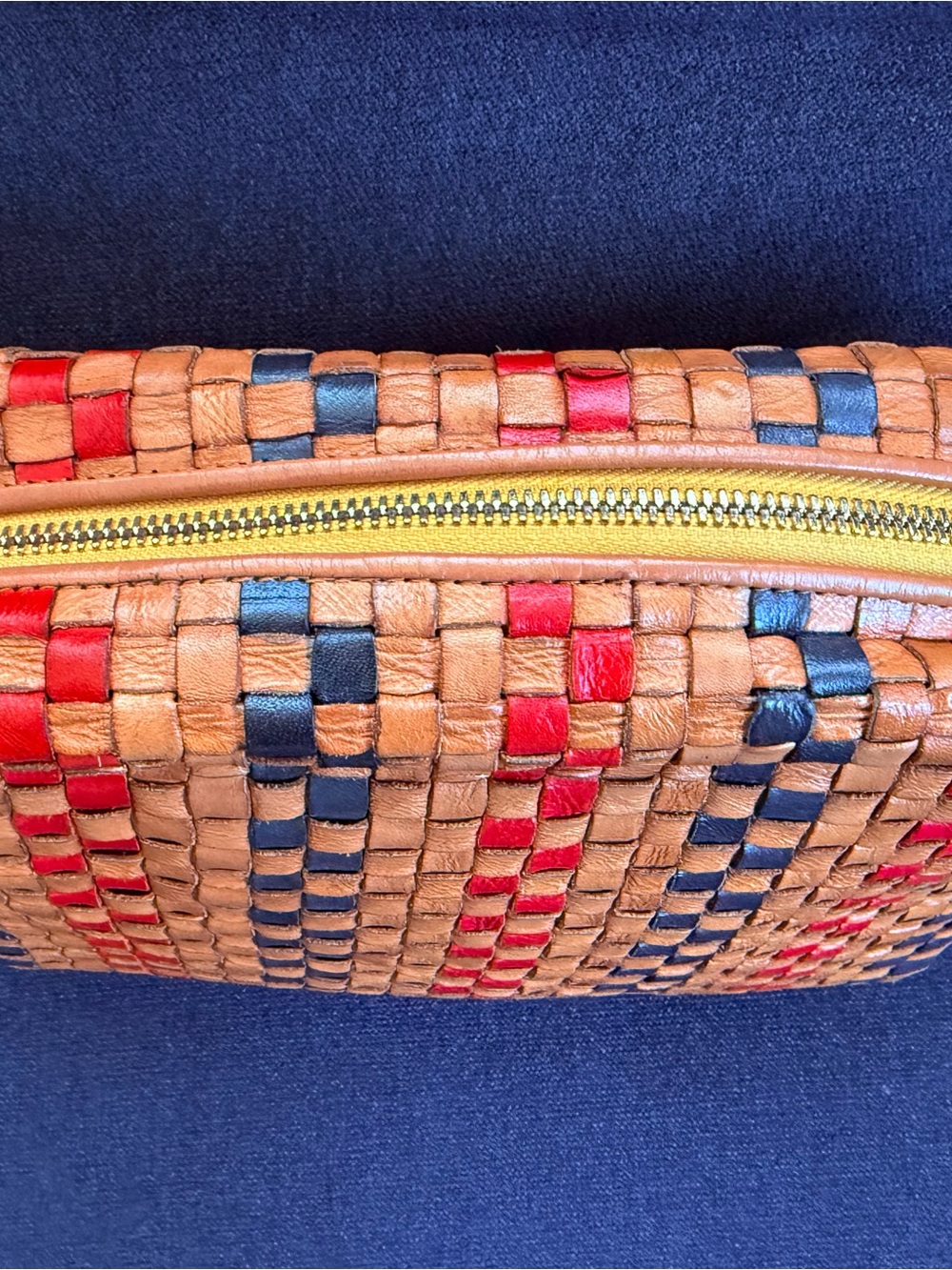 Clare V. Marisol Pinstripe Woven Checkered - Picture 6 of 13